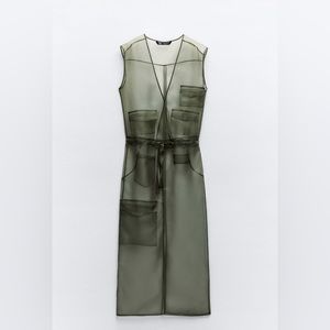 Zara organza dress